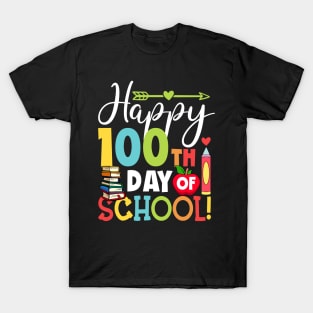 100th Day of School Teachers Kids Child Happy 100 Days T-Shirt